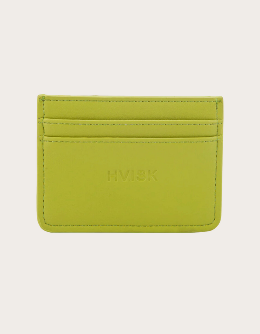 Cardholder Soft Structure Wallet in Sheen Green