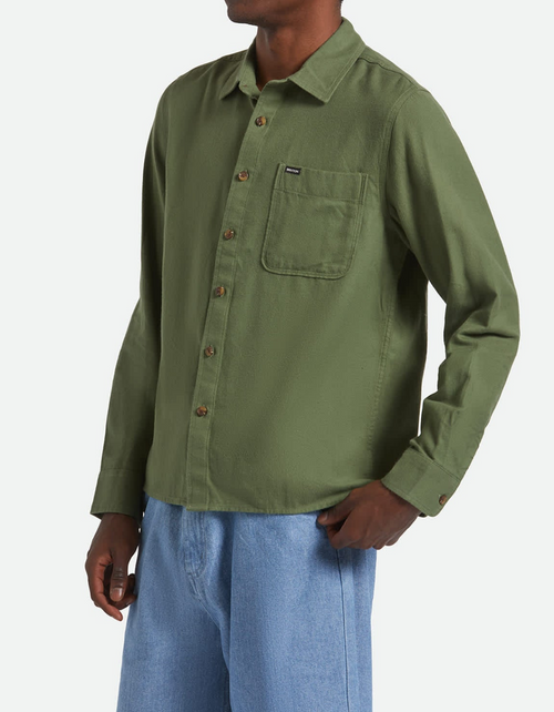 Hasting Flannel in Wild Green