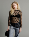 Chelsea Top in Onyx Lace