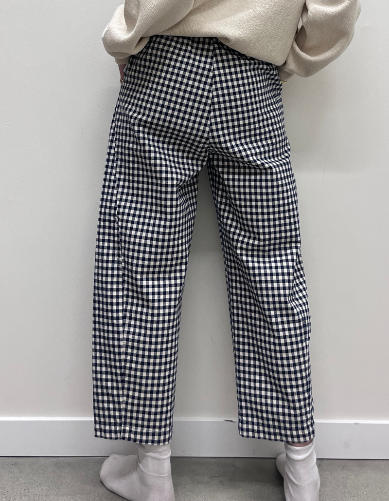 Arc Pants in Blue Gingham