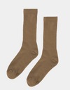 Organic Active Sock in Warm Taupe