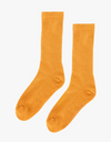 Organic Active Sock in Sunny Orange