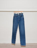 90's Pinch Waist Long Jean in Control