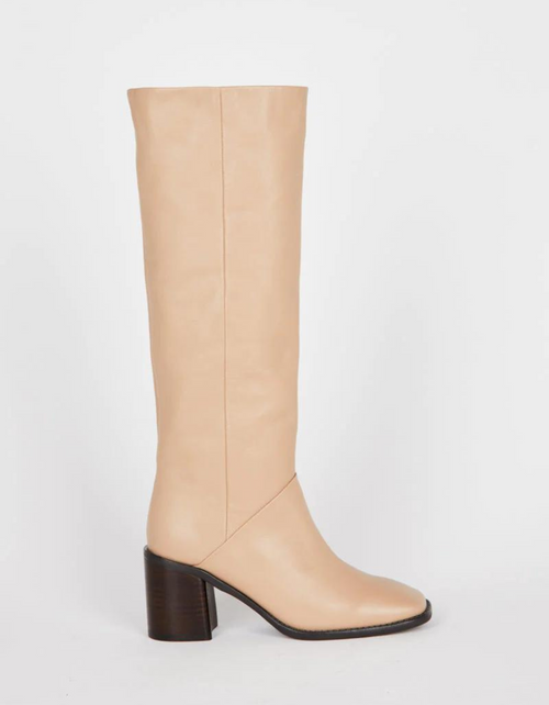 Coucou Tall Heeled Boot in Clay