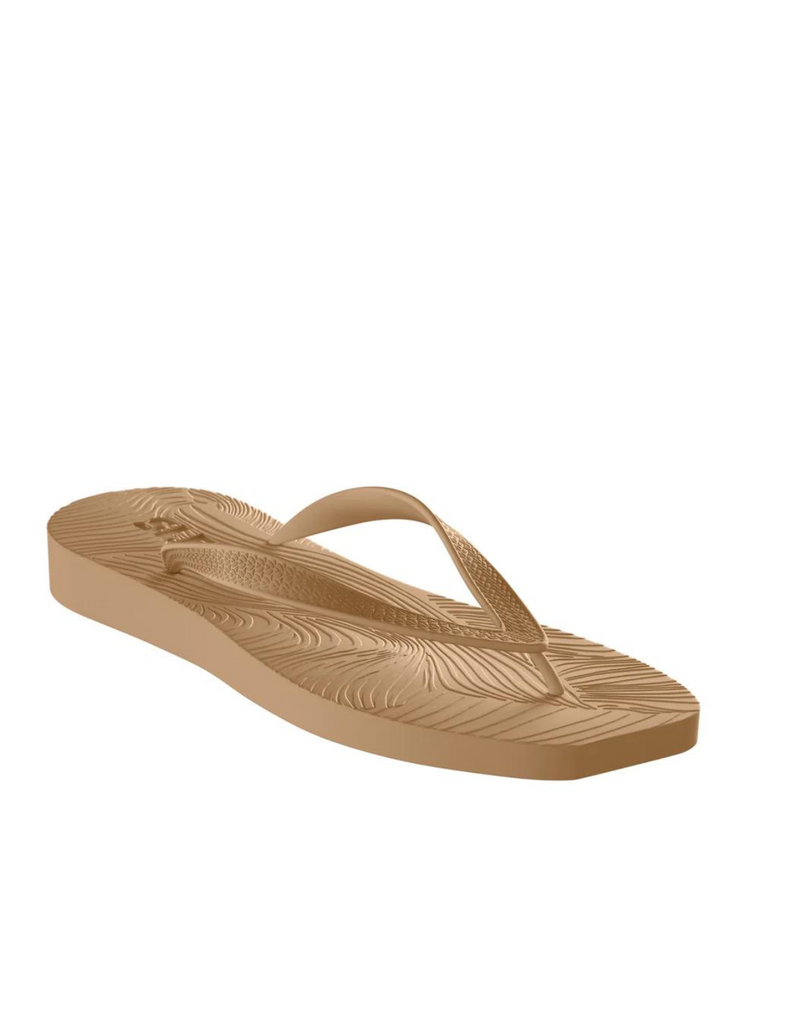 Tapered Platform Flip Flop in Sand