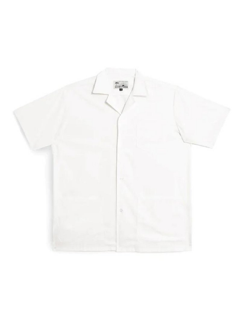 Camp Shirt in Pearl White