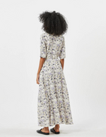 Miraly Midi Dress in Broken White