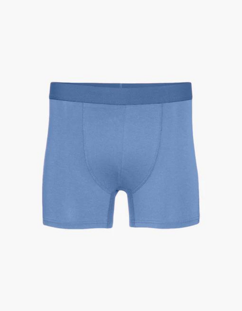 Vintage Manhattan Drop Seat Boxers Shorts Underwear Poly Cotton Mens 34 USA  Blue