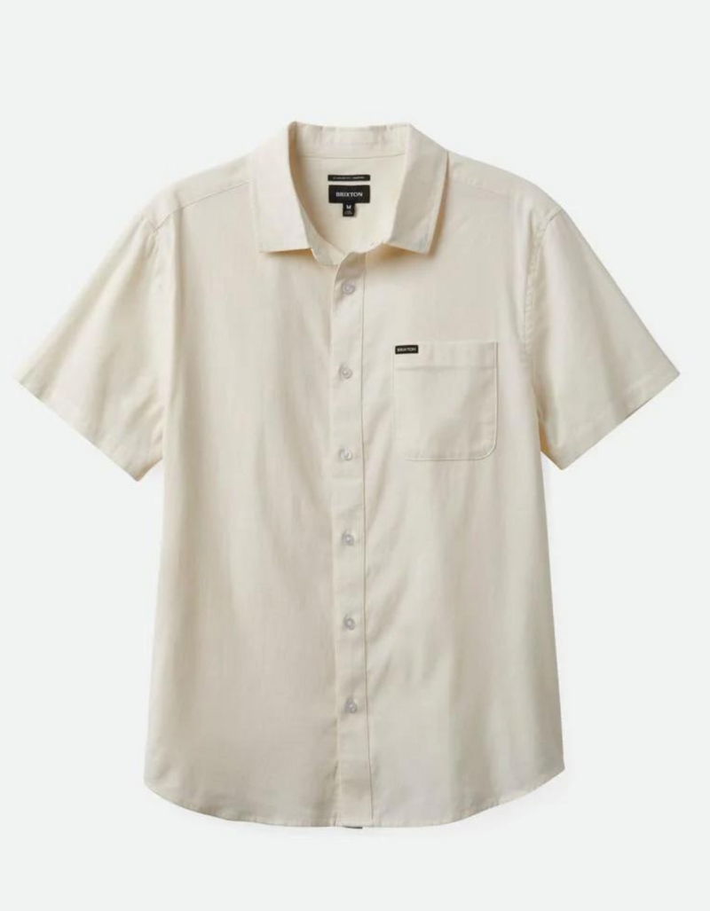 Charter Oxford Shirt in Off White