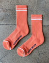 Boyfriend Socks in Orange