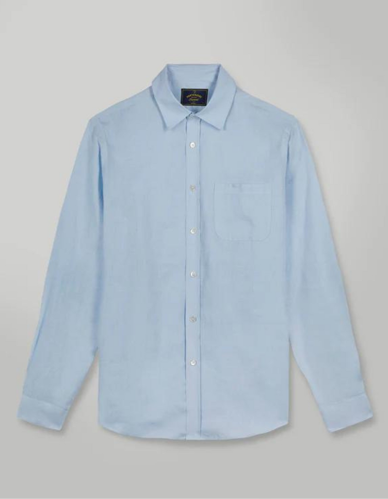 Linen Shirt in Sky