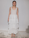 Elvie Dress in White