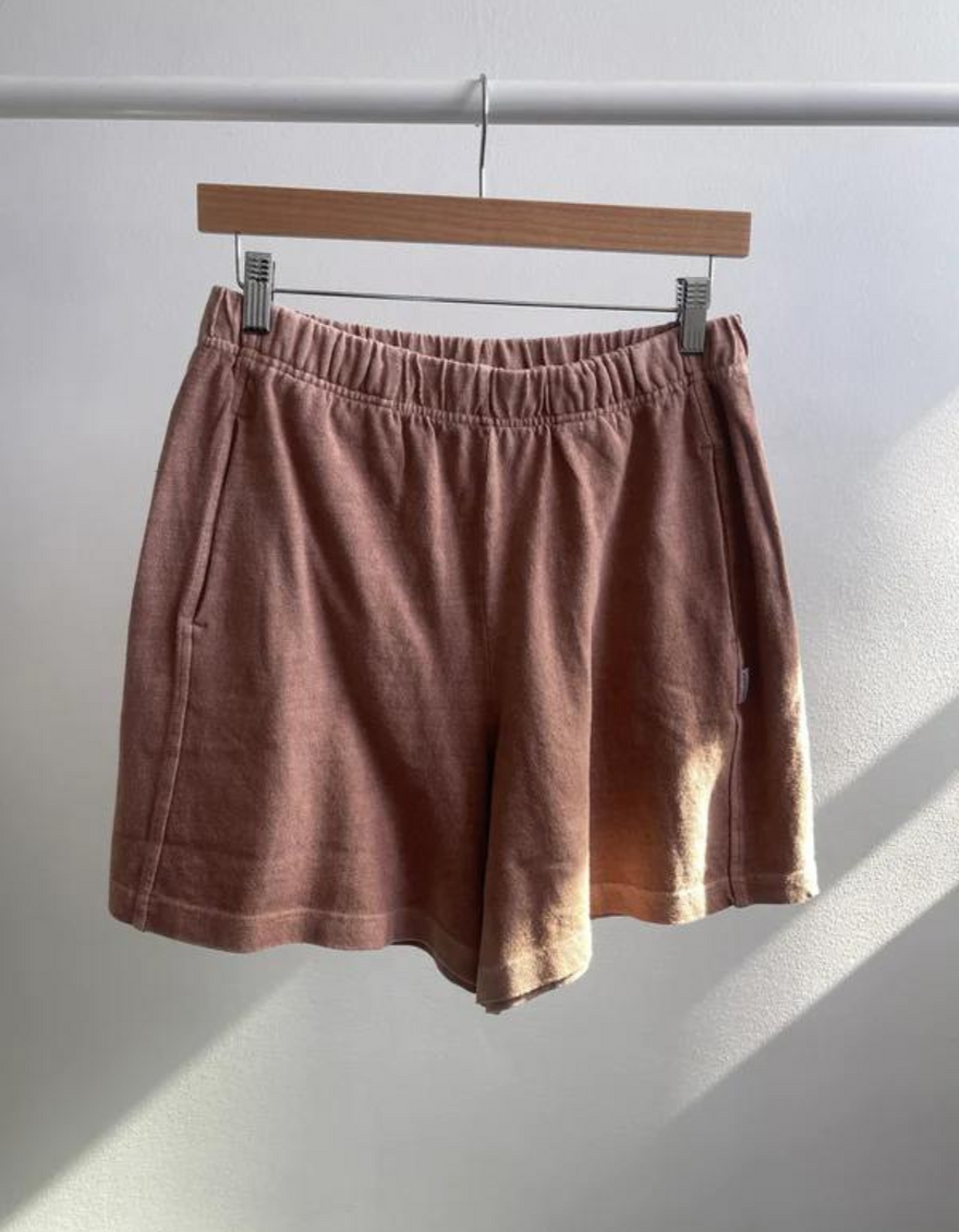 Flared Basketball Shorts in Macchiato