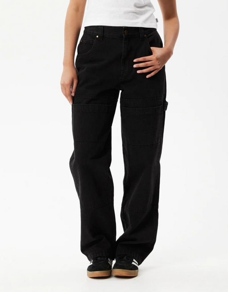 Moss Carpenter Jean in Washed Black