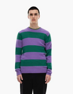 Poppelino Pullover Striped Sweater in Purple