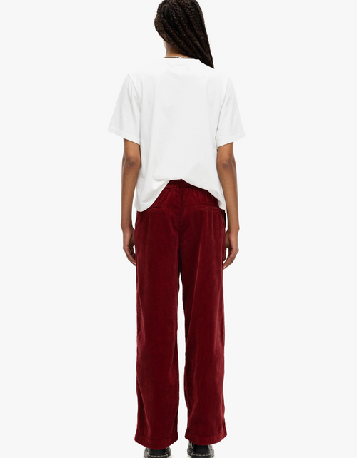 Porcini Pant in Burgundy