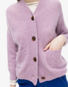 The Dolphin Cardigan in Lila