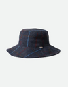 Whittier Packable Bucket Hat in Washed Navy/Ombre Blue