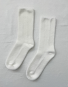 Extended Cloud Socks in Classic White