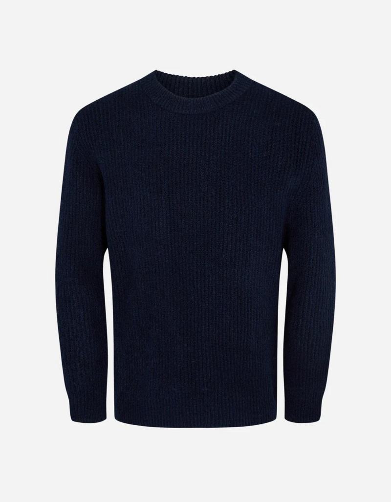Unid Pullover Sweater in Navy Blazer Melange
