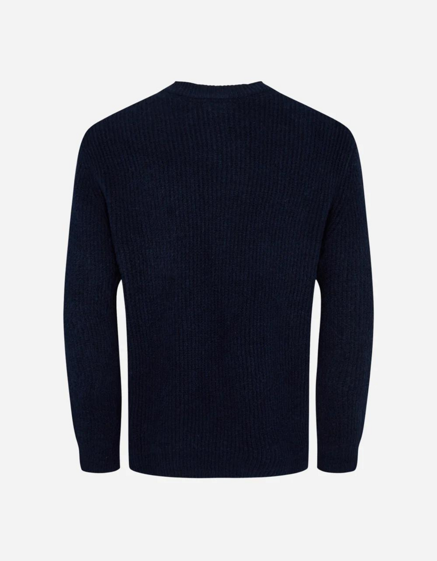 Unid Pullover Sweater in Navy Blazer Melange