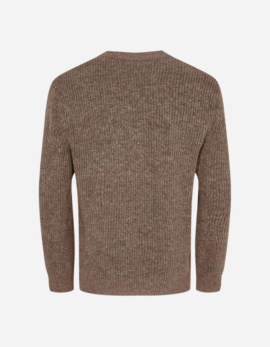 Unid Pullover Sweater in Pine Bark Melange