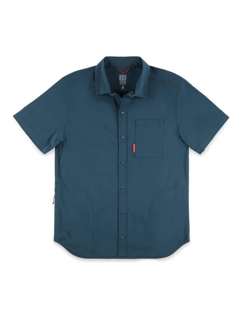 Global Shirt in Pond Blue