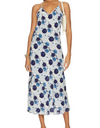 Rambling Floral Margaux Slip Dress in Marine