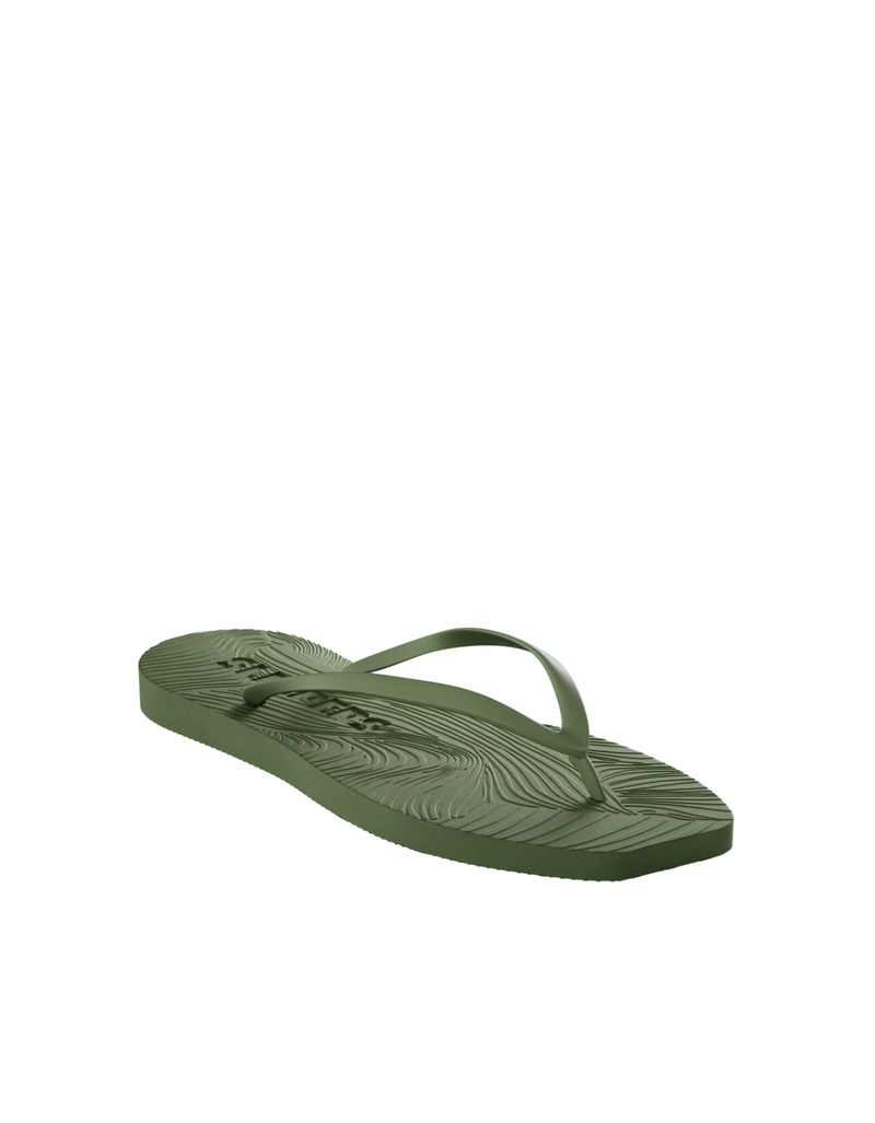 Tapered Flip Flop in Green