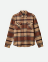 Bowery Heavy Weight Flannel in Sand/Bison