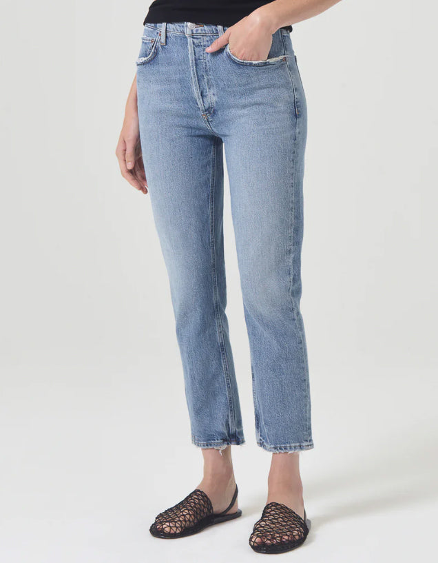 Riley Crop Jean in Quiver