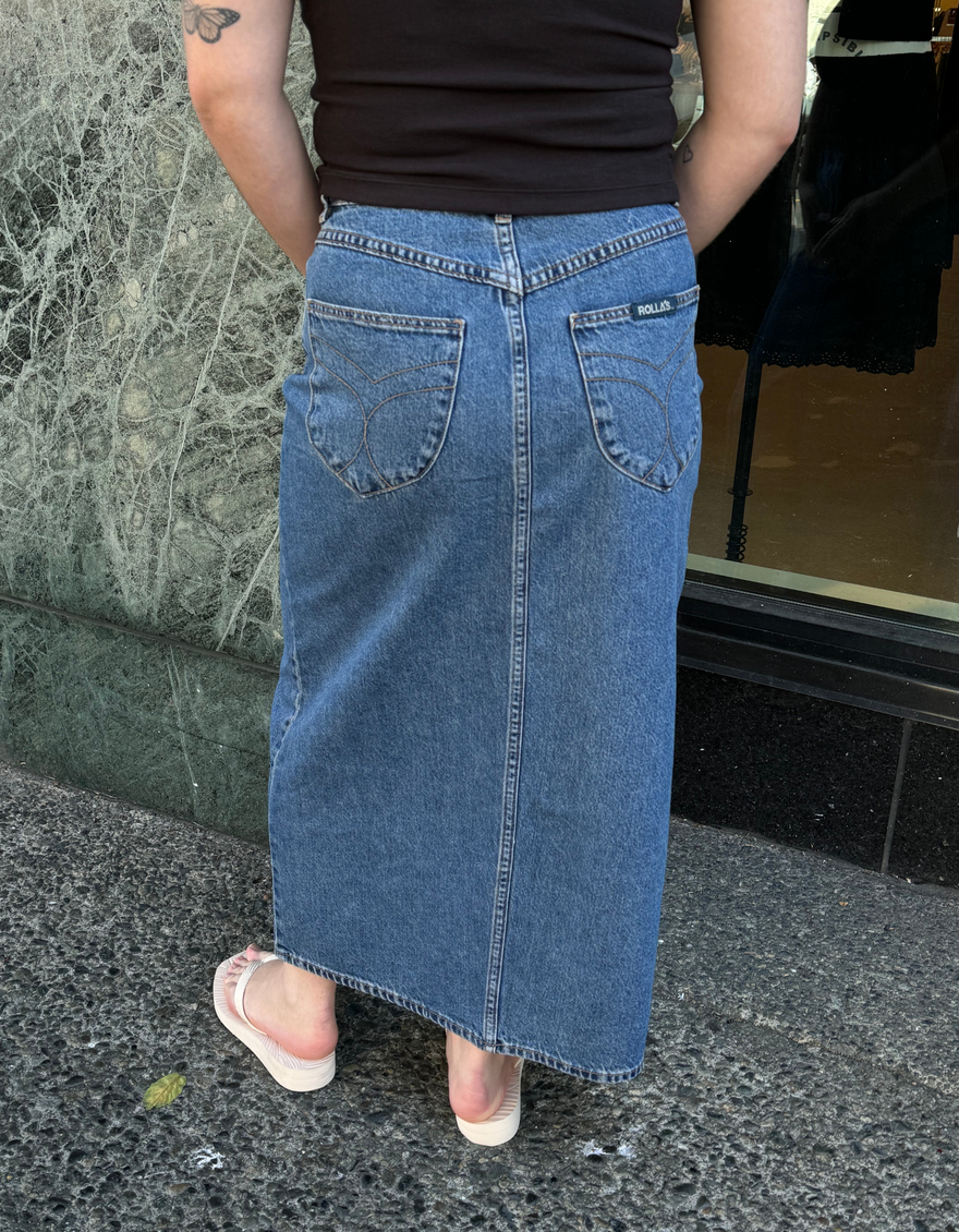 Chicago Skirt in Lyocell Blue