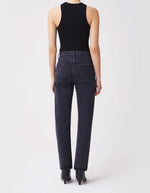 90’s Pinch Waist Jeans in Black Tea