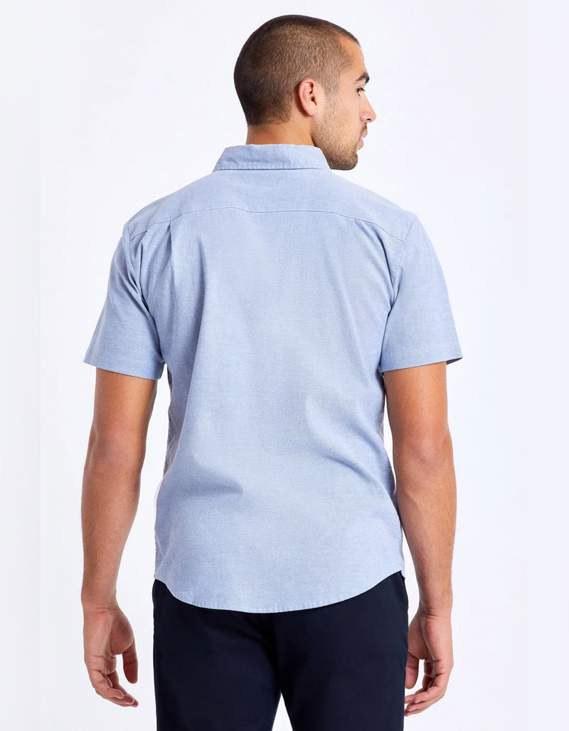 Charter Oxford Shirt in Light Blue Chambray