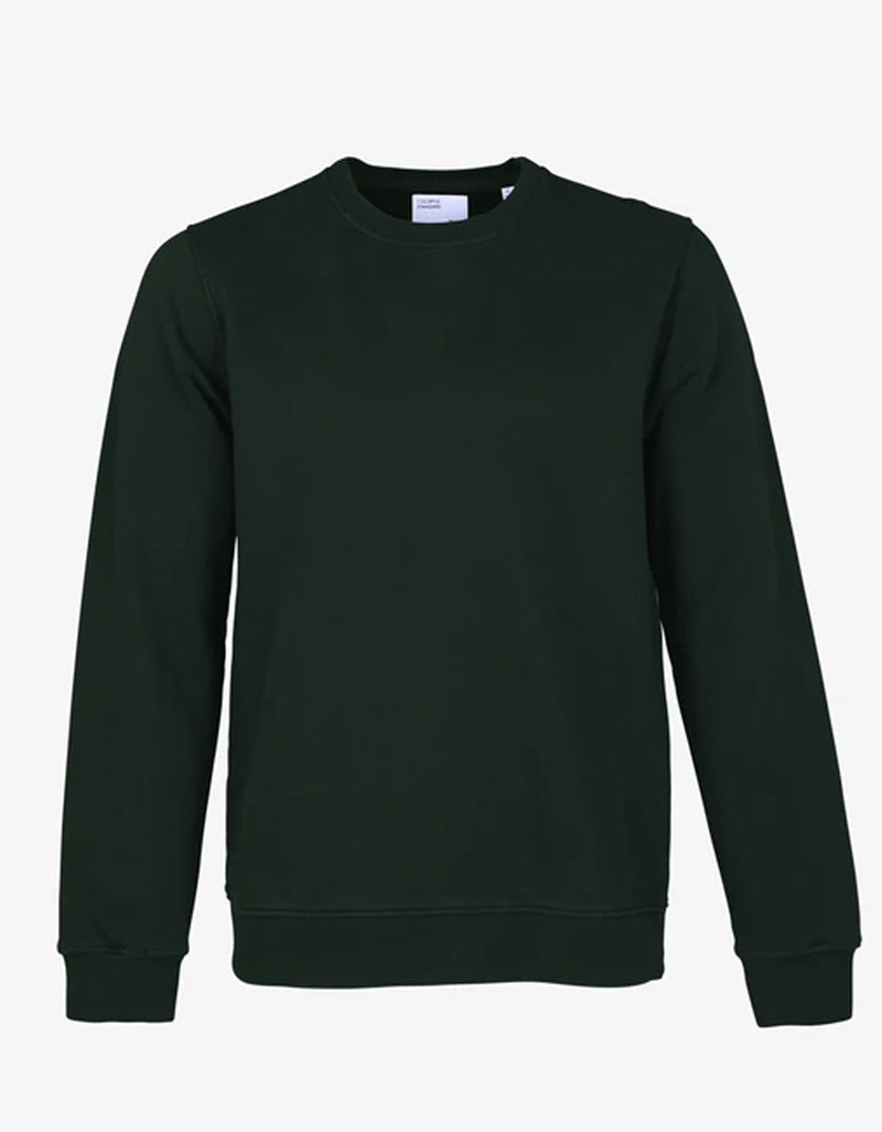 Classic Organic Crew in Hunter Green