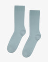 Classic Organic Socks in Steel Blue