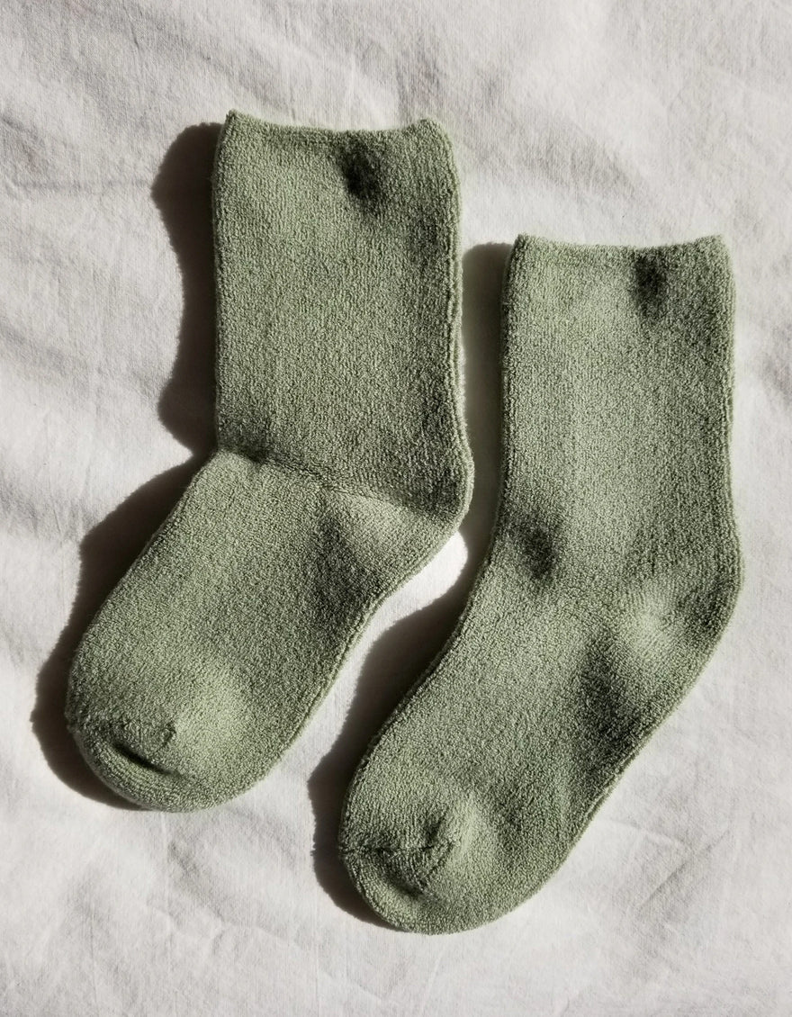 Cloud Socks in Matcha