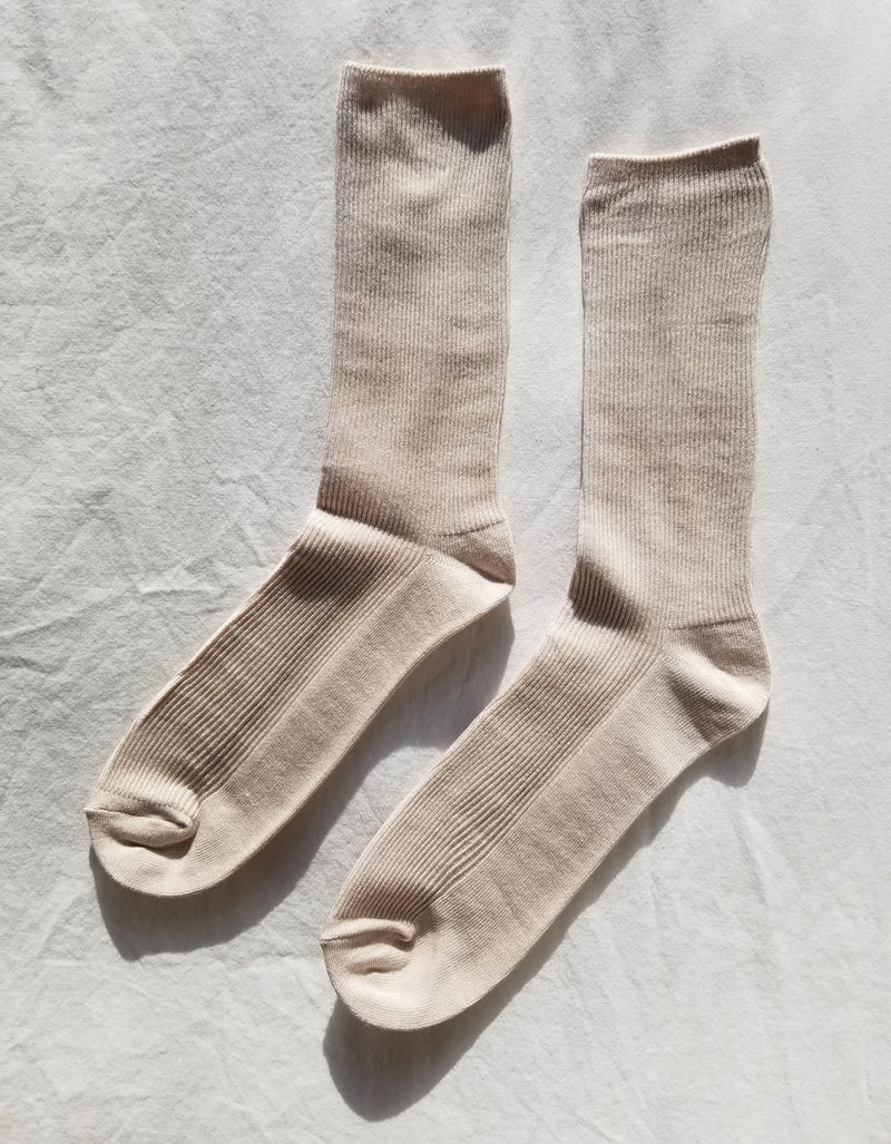 Trouser Socks in Eggnog