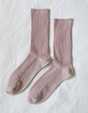 Trouser Socks in Rose Water