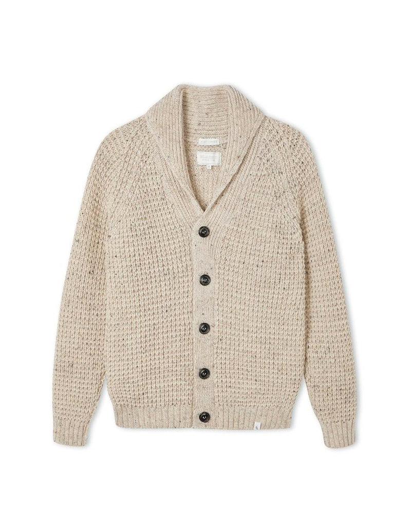 Waffle Shawl Cardigan in Skiddaw