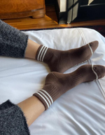 Girlfriend Socks in Mahogany