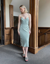 Chelsea Slip Dress in Sea Glass