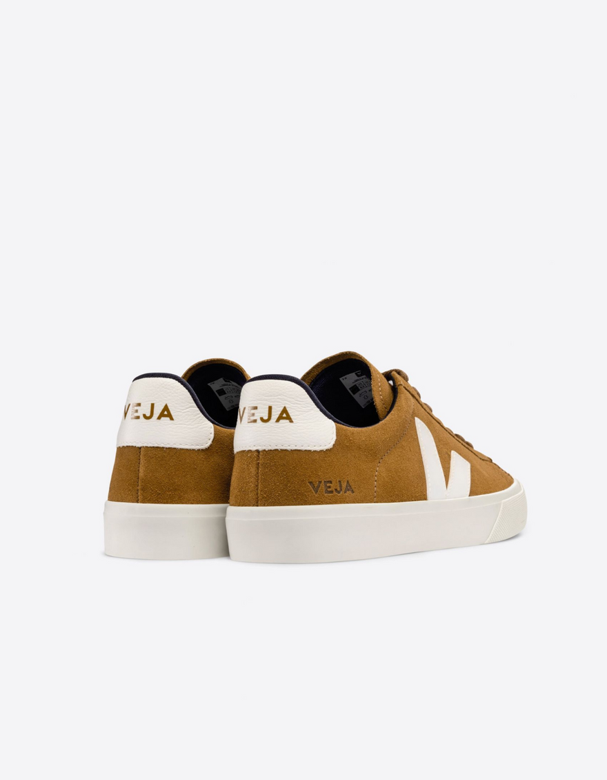Campo Suede Sneakers in Camel White
