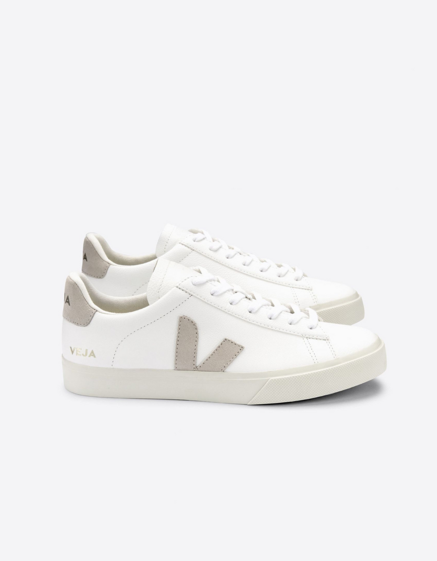 Campo Chromefree Leather Sneakers in Extra White Natural