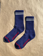 Boyfriend Socks in Navy