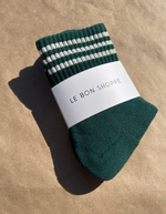 Girlfriend Socks in Hunter Green