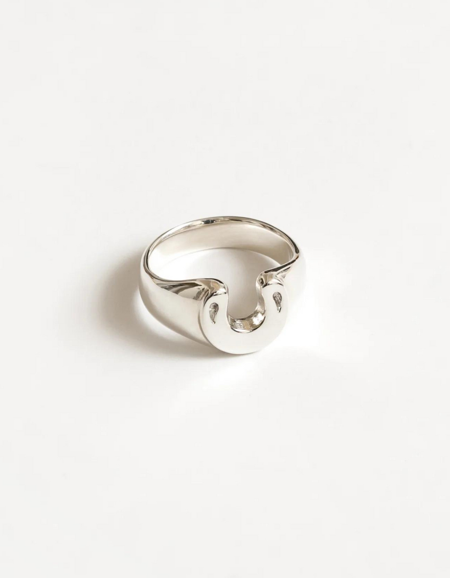 Horseshoe Ring in Sterling Silver