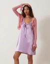 Drew Slip Dress in Lilac