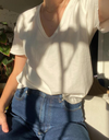 La Vie Tee in Vintage White