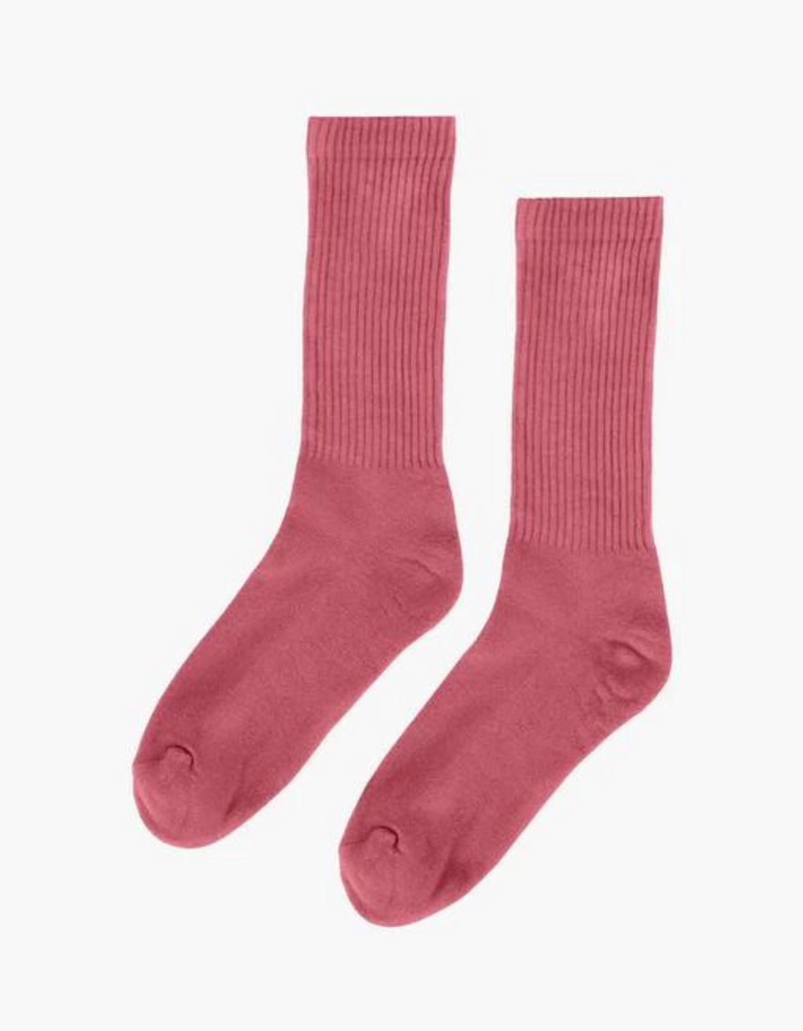 Organic Active Sock in Raspberry Pink